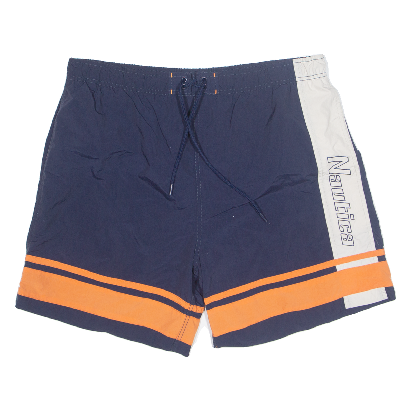NAUTICA Mesh Lined Mens Swimming Shorts Blue Relaxed XL W38 Refurbished - N/A refurbished available on Cerqular