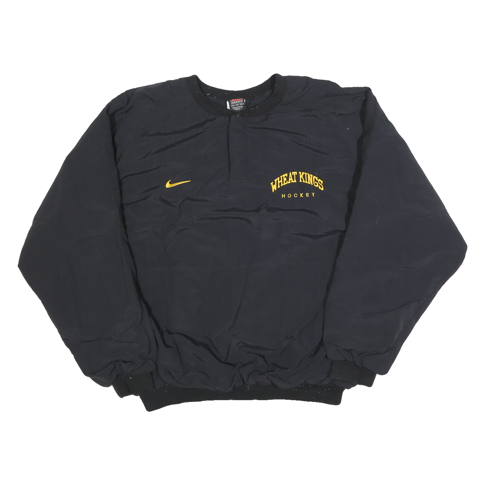 Buy NIKE Mens Black Wheat Kings Hockey Pullover Jacket XL Polyester Blend Sportswear Refurbished - $41.59 NIKE Mens Black Wheat Kings Hockey Pullover Jacket XL Polyester Blend Sportswear Refurbished - N/A refurbished available on Cerqular