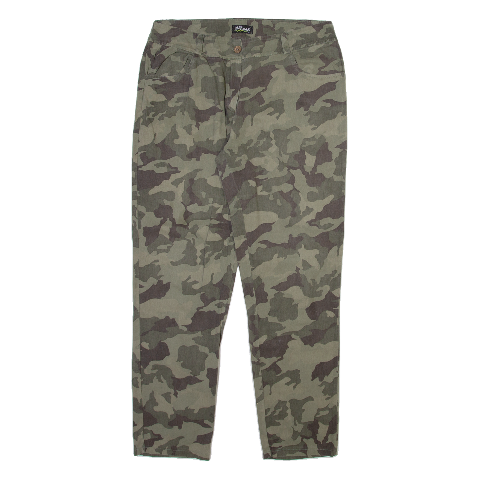 VERT DE RANGE Camo Womens Trousers Green Relaxed Tapered W32 L29 Refurbished - N/A refurbished available on Cerqular