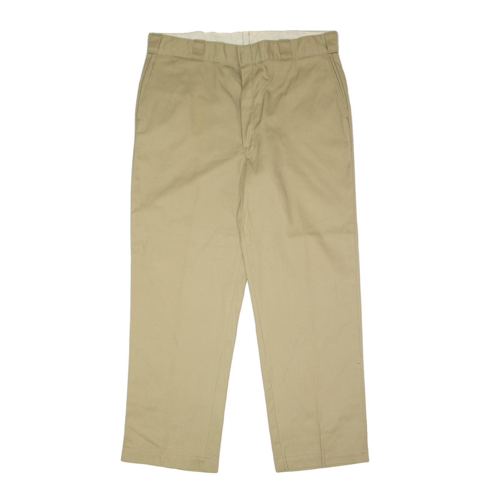 DICKIES Workwear Mens Twill Trousers Beige Regular Straight W40 L30 Refurbished - N/A refurbished available on Cerqular