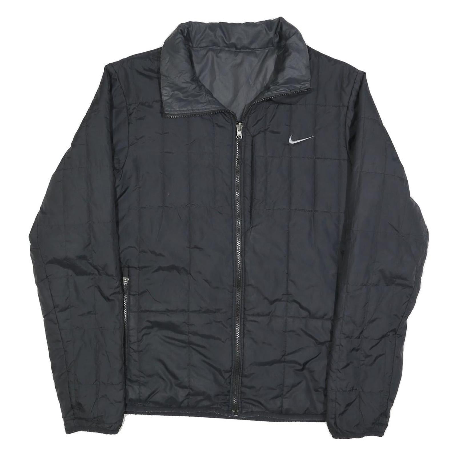 Buy NIKE Mens Black Reversible Zip Jacket M Polyester Blend Plain Lightweight Refurbished - $49.39 NIKE Mens Black Reversible Zip Jacket M Polyester Blend Plain Lightweight Refurbished - N/A refurbished available on Cerqular