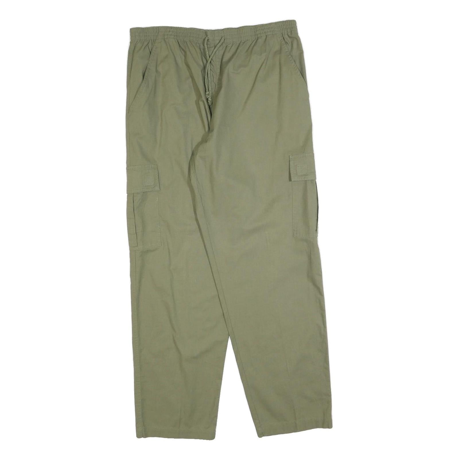 Buy GREENVILLAGE Mens Cotton Blend Green Relaxed Cargo Trousers W34 L32 Drawstring Refurbished - $23.39 GREENVILLAGE Mens Cotton Blend Green Relaxed Cargo Trousers W34 L32 Drawstring Refurbished - N/A refurbished available on Cerqular