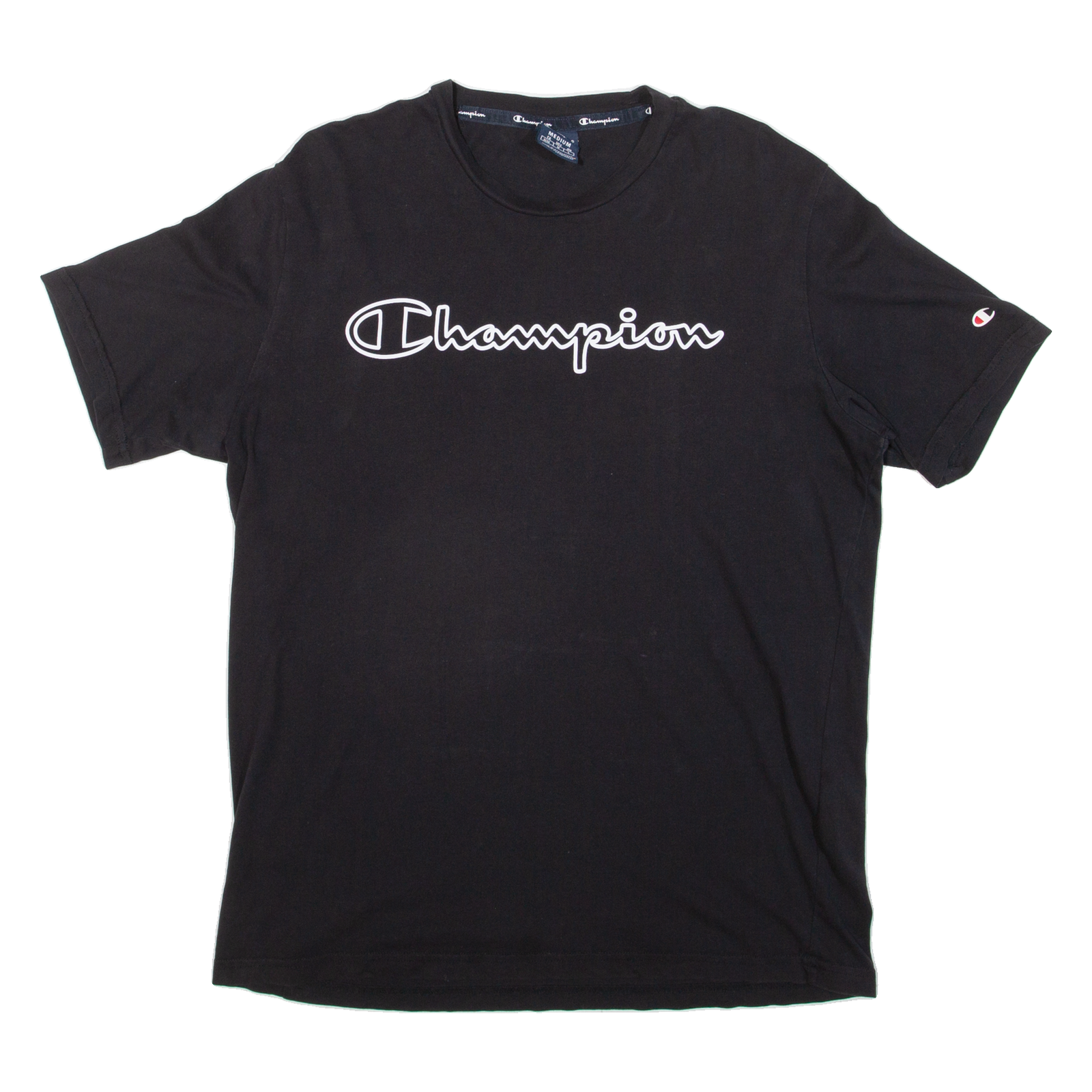 CHAMPION Mens T-Shirt Black M Refurbished - N/A refurbished available on Cerqular