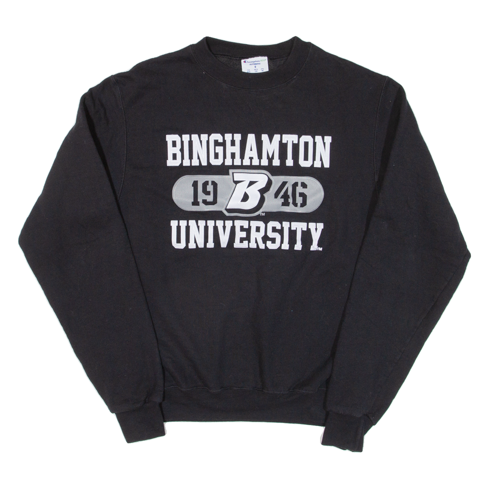 CHAMPION Binghamton University Mens Sweatshirt Black USA S Refurbished - N/A refurbished available on Cerqular