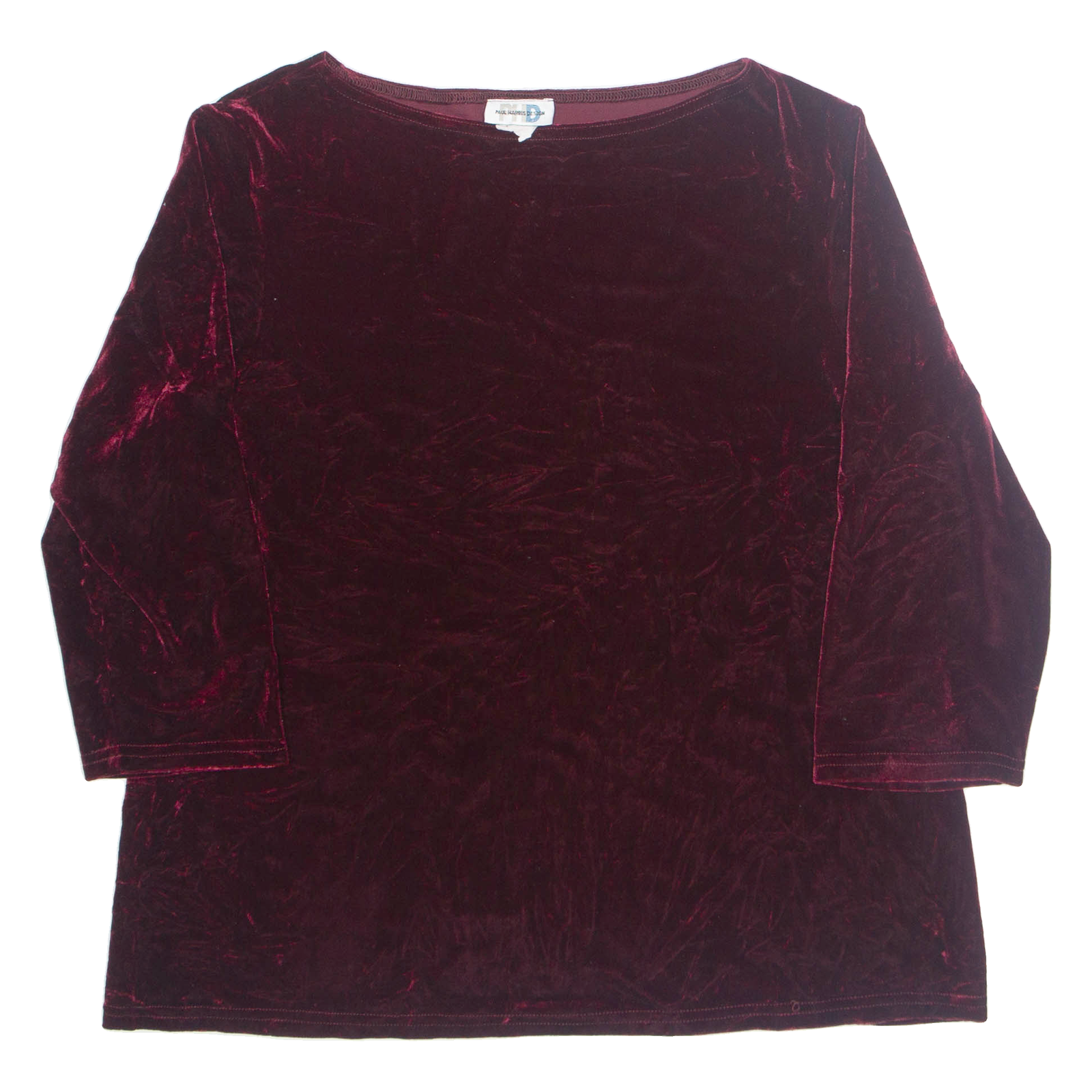 Womens Top Maroon 3/4 Sleeve XL Refurbished - N/A refurbished available on Cerqular