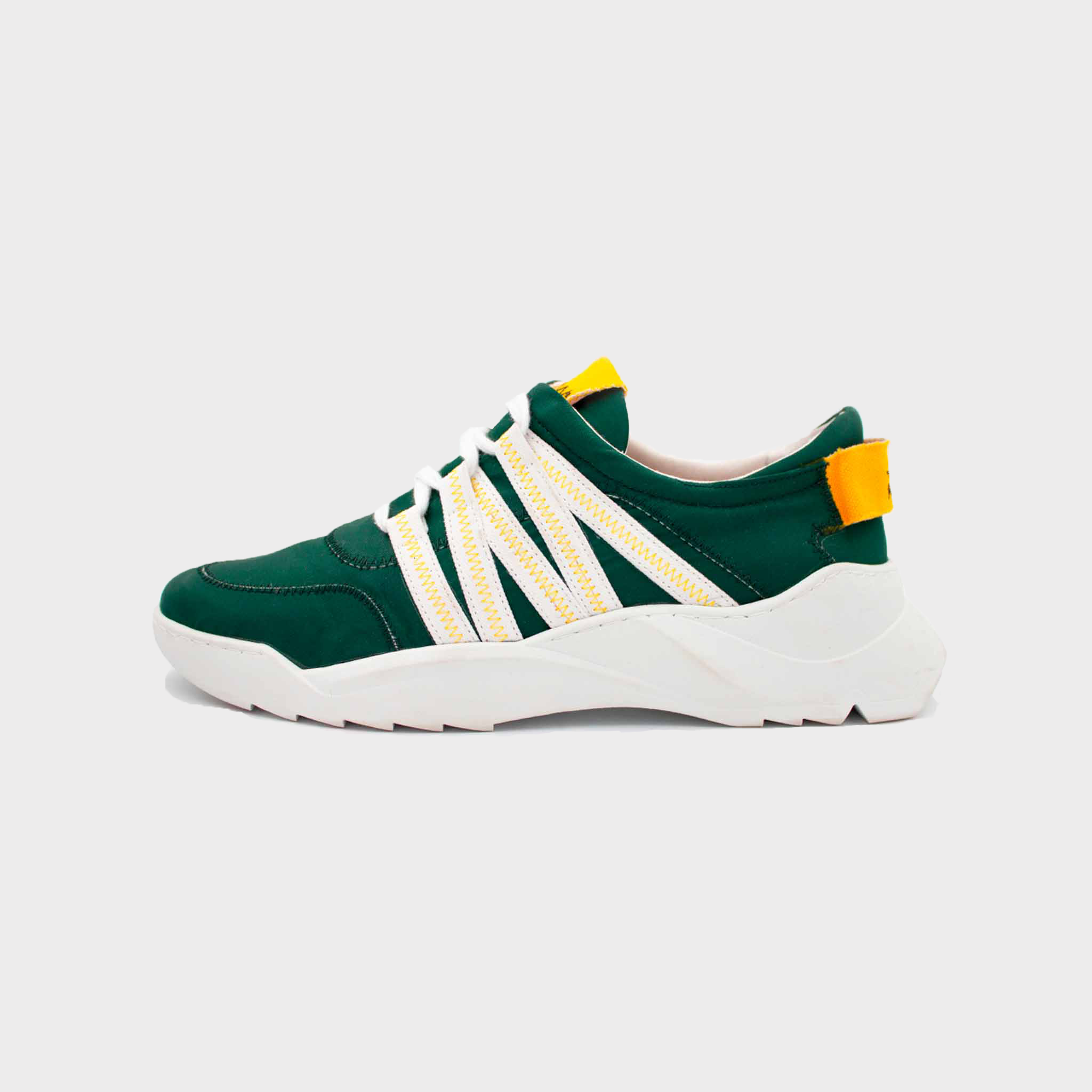 Green Gro Sneaker | Size: 46 Refurbished - VAER Upcycled Sneakers refurbished available on Cerqular