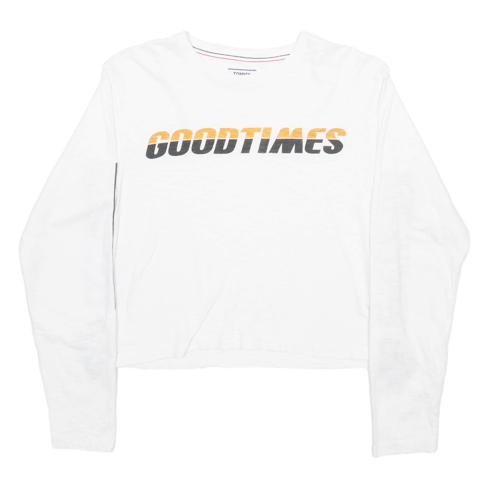 Buy TOMMY HILFIGER Crop Womens T-Shirt White Long Sleeve S Refurbished - $28.59 TOMMY HILFIGER Crop Womens T-Shirt White Long Sleeve S Refurbished - N/A refurbished available on Cerqular