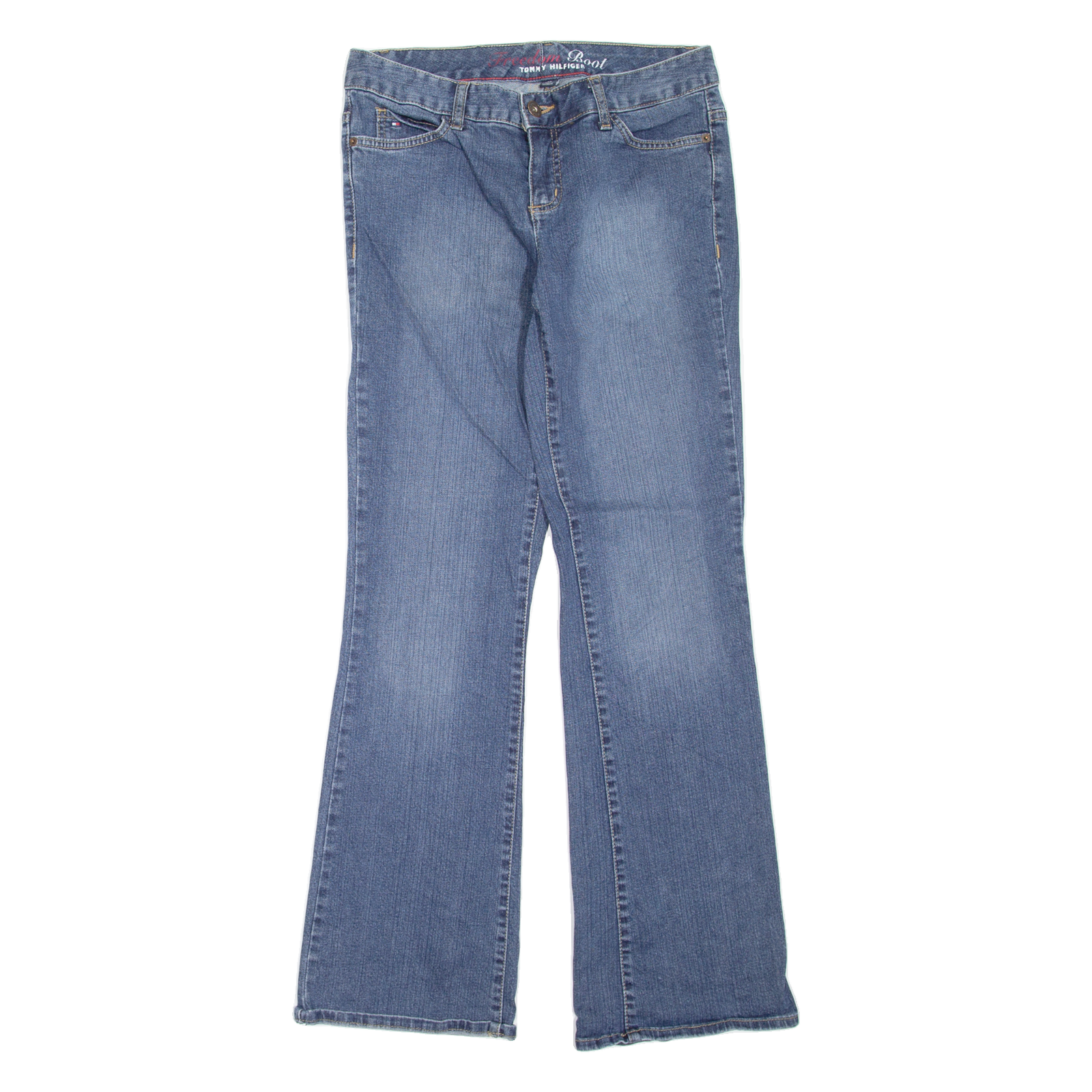 Buy TOMMY HILFIGER Freedom Womens Jeans Blue Relaxed Bootcut Stone Wash W30 L33 Refurbished - $36.39 TOMMY HILFIGER Freedom Womens Jeans Blue Relaxed Bootcut Stone Wash W30 L33 Refurbished - N/A refurbished available on Cerqular