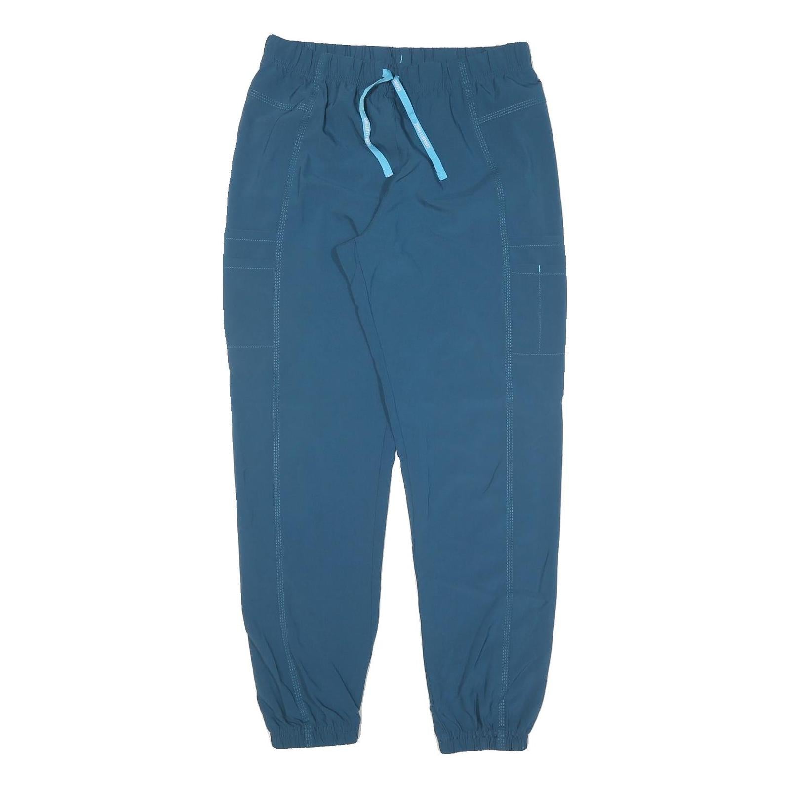 CARHARTT Womens Joggers Blue Drawstring Relaxed Tapered M W30 L30 Casual Refurbished - N/A refurbished available on Cerqular