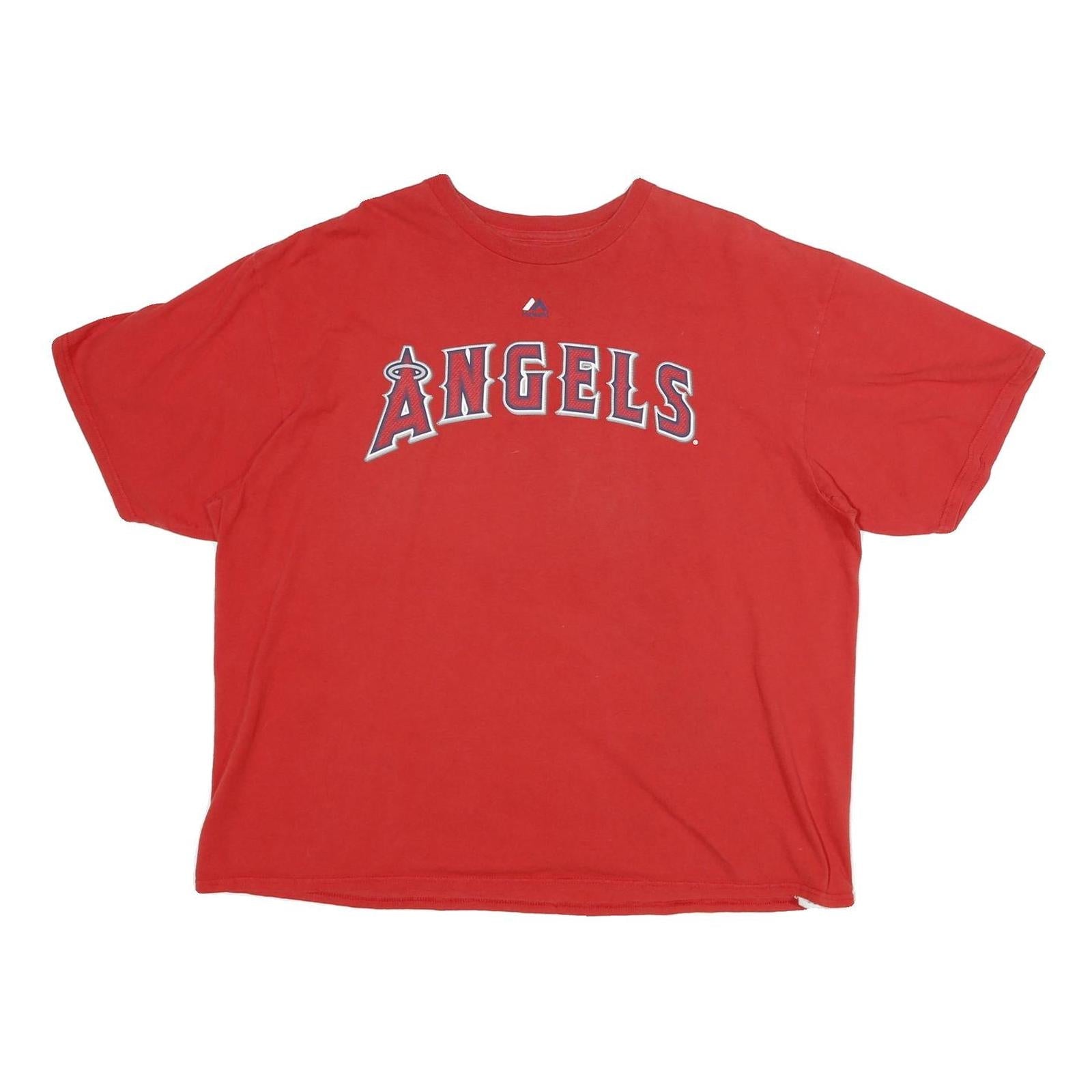 Buy MAJESTIC Mens Red Angels Graphic T-Shirt 2XL Short Sleeve Crew Neck Baseball Refurbished - $16.89 MAJESTIC Mens Red Angels Graphic T-Shirt 2XL Short Sleeve Crew Neck Baseball Refurbished - N/A refurbished available on Cerqular