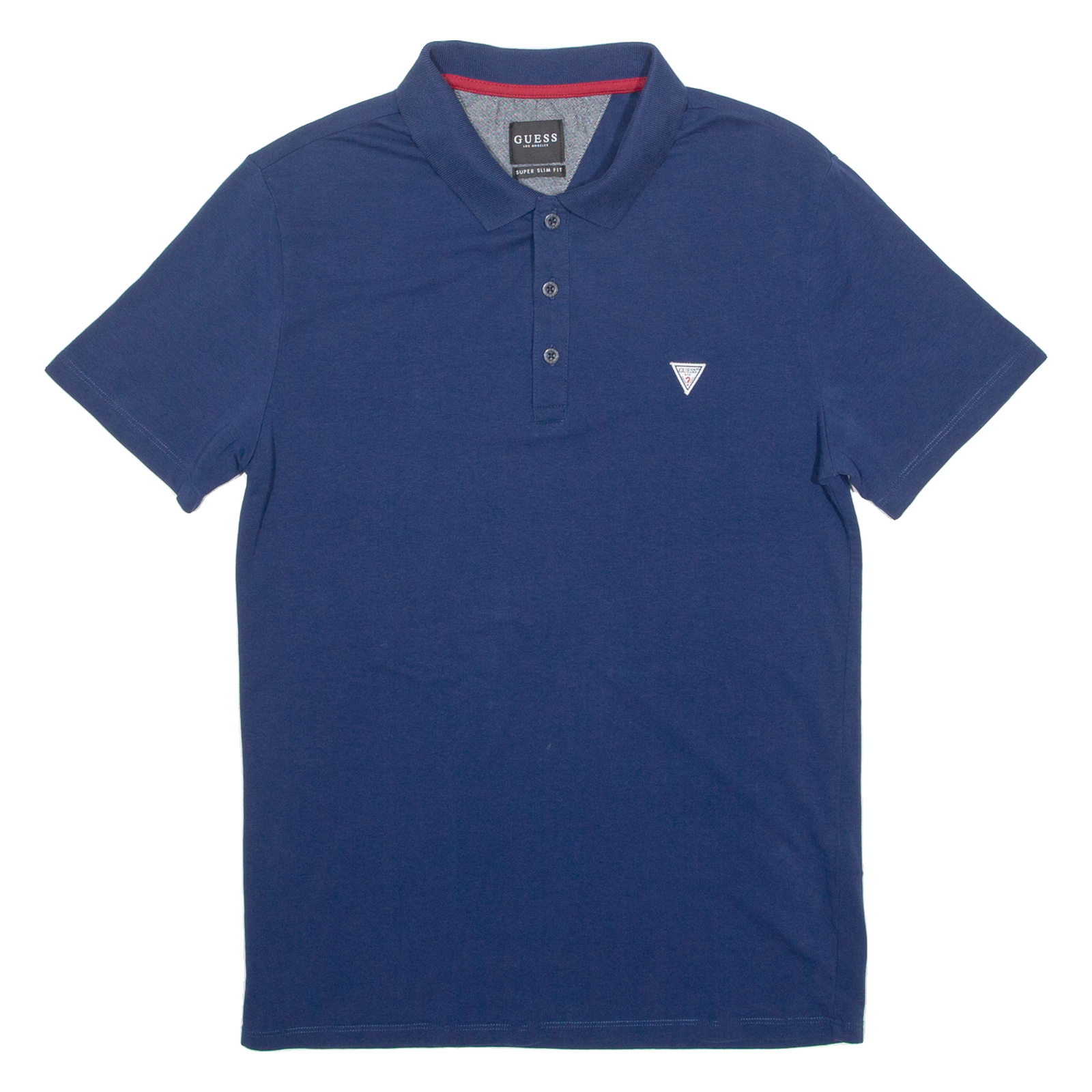 GUESS Super Slim Fit Mens Polo Shirt Blue S Refurbished - N/A refurbished available on Cerqular
