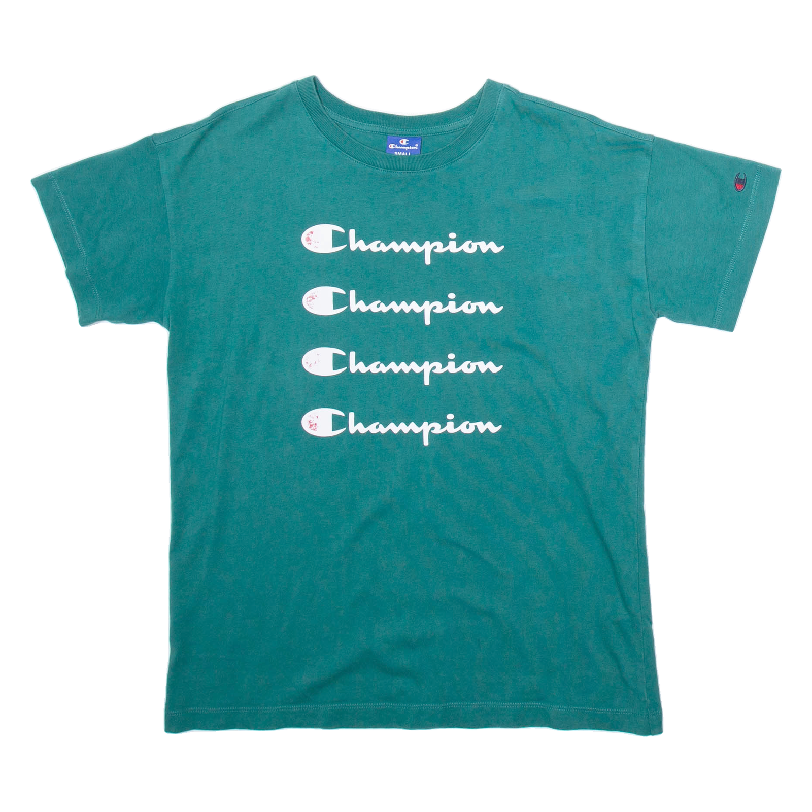 CHAMPION Mens T-Shirt Green S Refurbished - N/A refurbished available on Cerqular