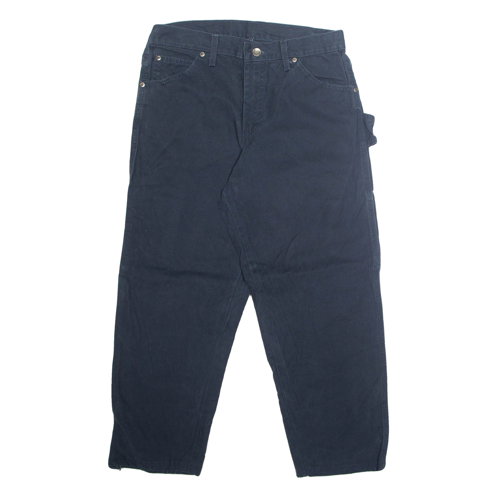 Buy DICKIES Carpenter Cargo Mens Trousers Blue Regular Tapered W30 L26 Refurbished - $36.39 DICKIES Carpenter Cargo Mens Trousers Blue Regular Tapered W30 L26 Refurbished - N/A refurbished available on Cerqular