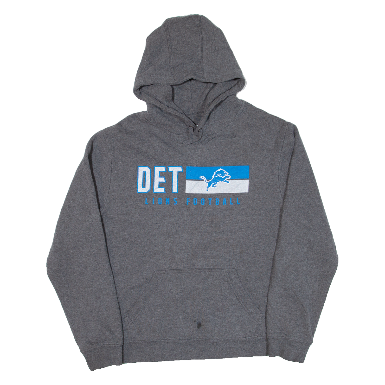NFL Lions Football Mens Grey Hoodie USA L Refurbished - N/A refurbished available on Cerqular