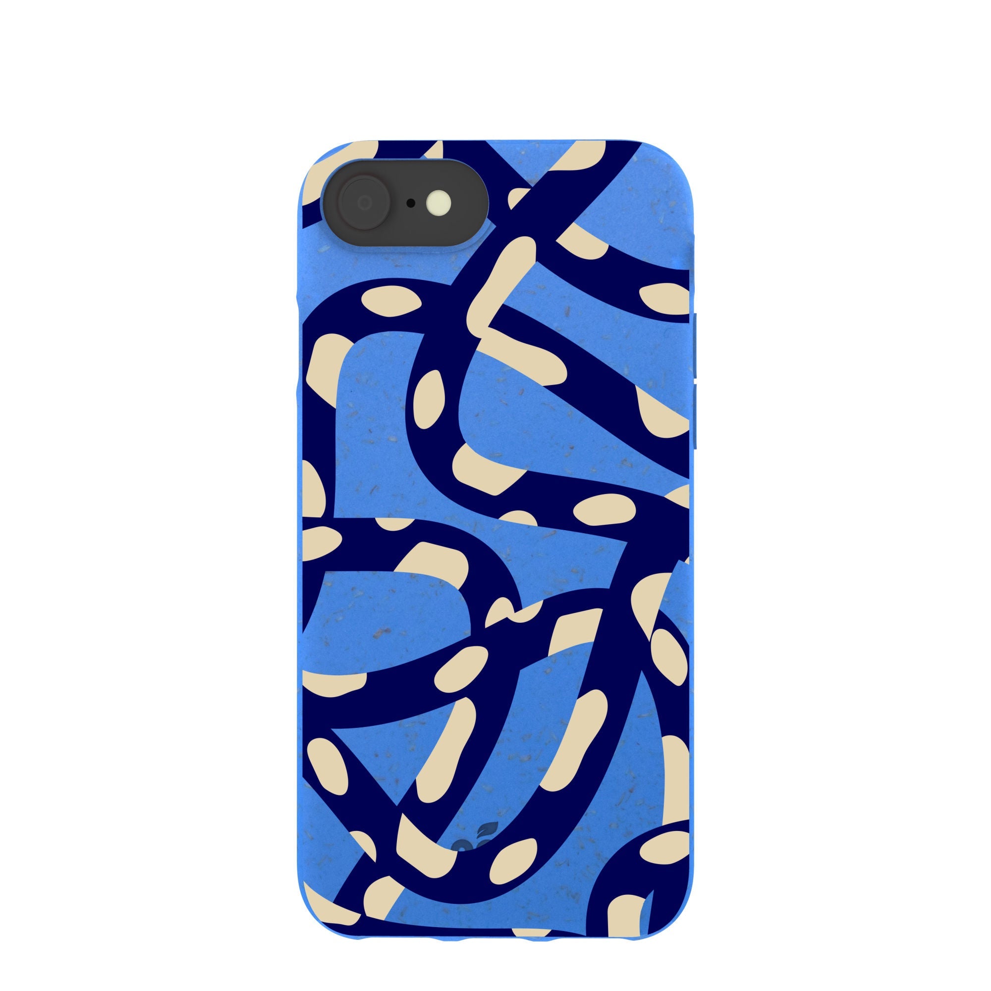 Electric Blue Noodles iPhone 6/6s/7/8/SE Case Refurbished - Pela Case refurbished available on Cerqular