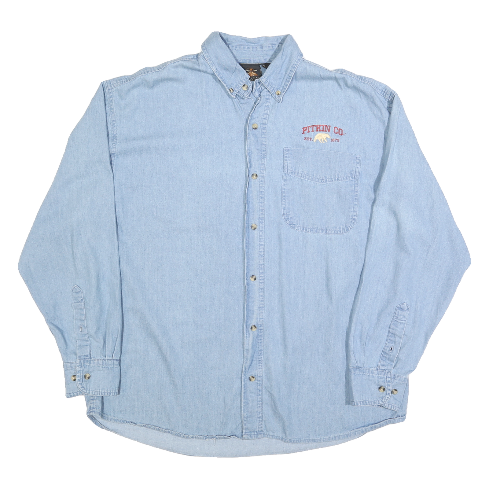 Buy PRAIRIE MOUNTAIN Mens Blue & Light Blue Cotton Shirt L Casual Button-Down Long Refurbished - $19.49 PRAIRIE MOUNTAIN Mens Blue & Light Blue Cotton Shirt L Casual Button-Down Long Refurbished - N/A refurbished available on Cerqular