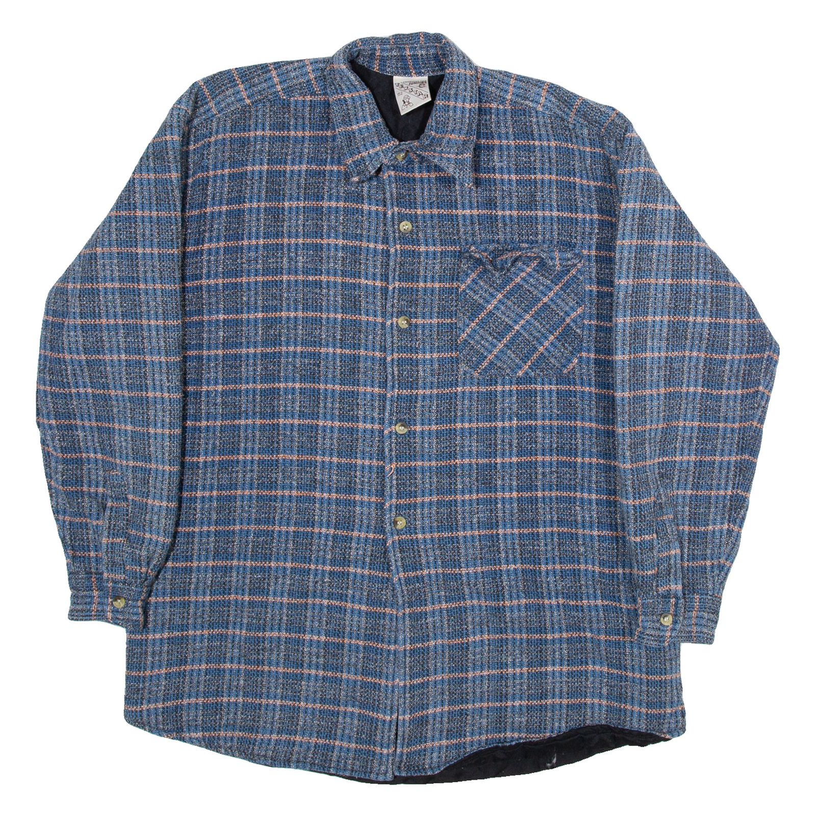 TEXSTAR Mens Lumberjack Jacket Blue Check M Refurbished - N/A refurbished available on Cerqular