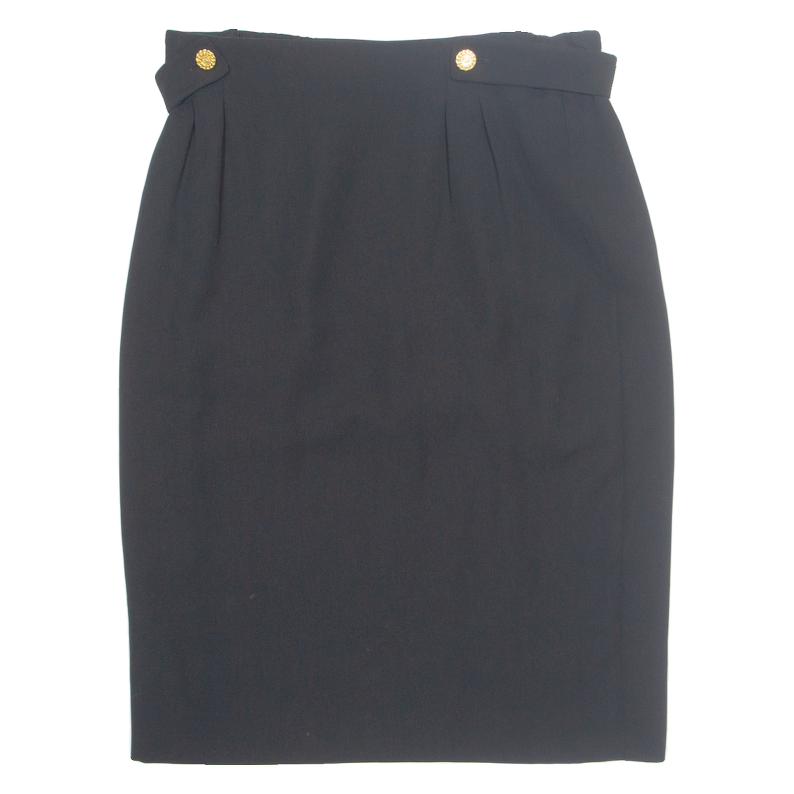 MARIE CLEMENCE Womens Straight Skirt Black Knee Length M Refurbished - N/A refurbished available on Cerqular