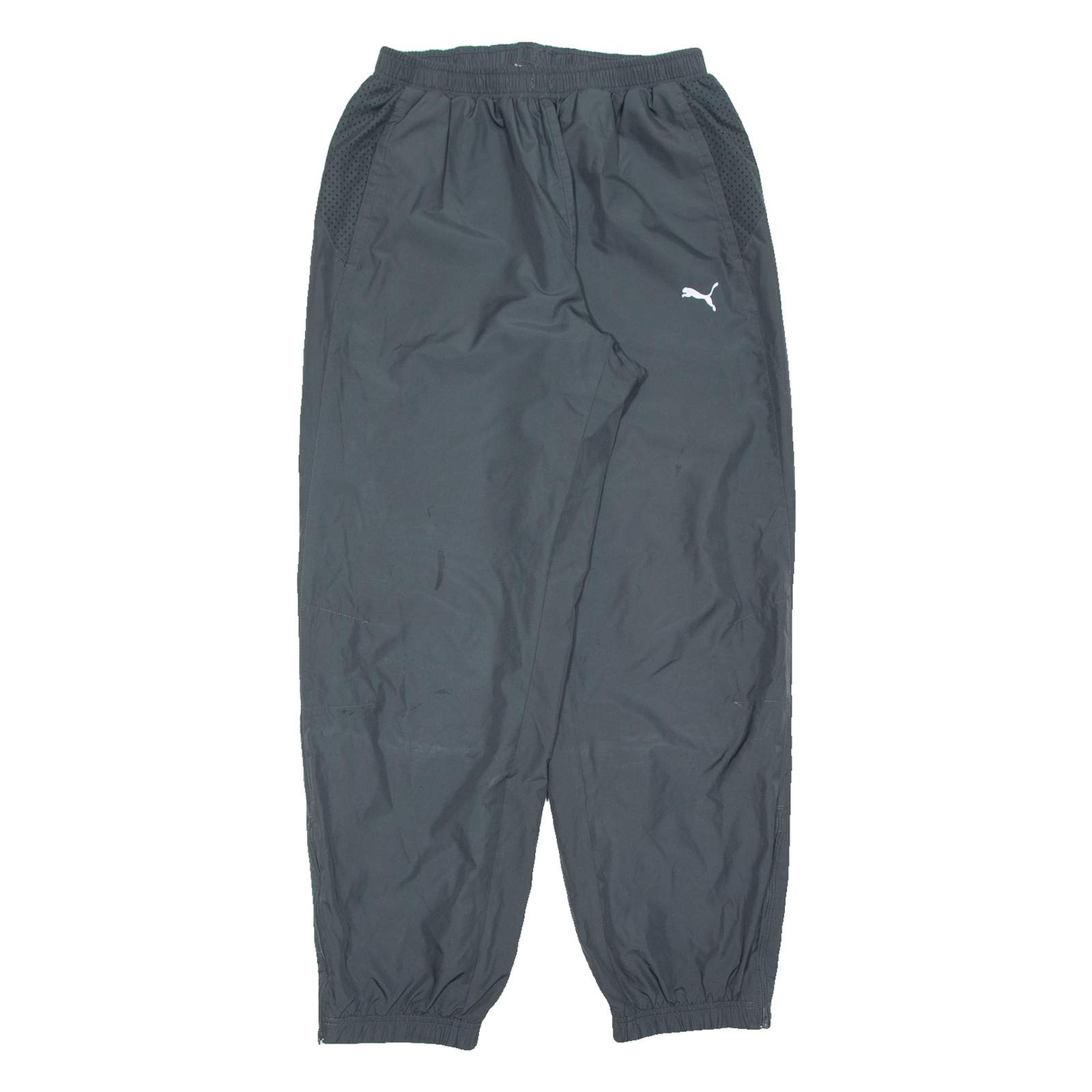 PUMA Mens Track Pants Grey Tapered M W27 L30 Refurbished - N/A refurbished available on Cerqular
