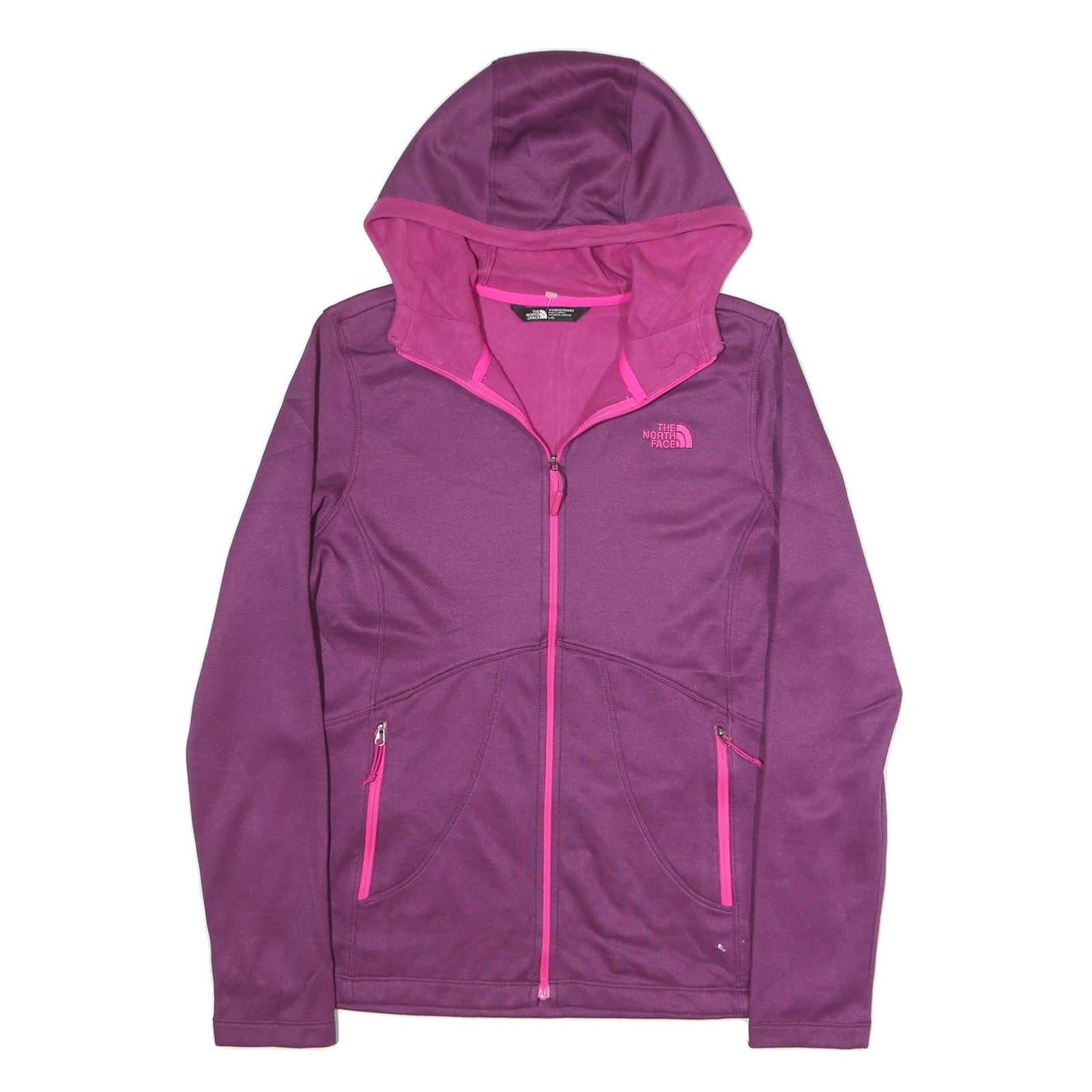 Buy THE NORTH FACE Womens Purple & Pink Hooded Jacket L Polyester Blend Zip Refurbished - $66.29 THE NORTH FACE Womens Purple & Pink Hooded Jacket L Polyester Blend Zip Refurbished - N/A refurbished available on Cerqular