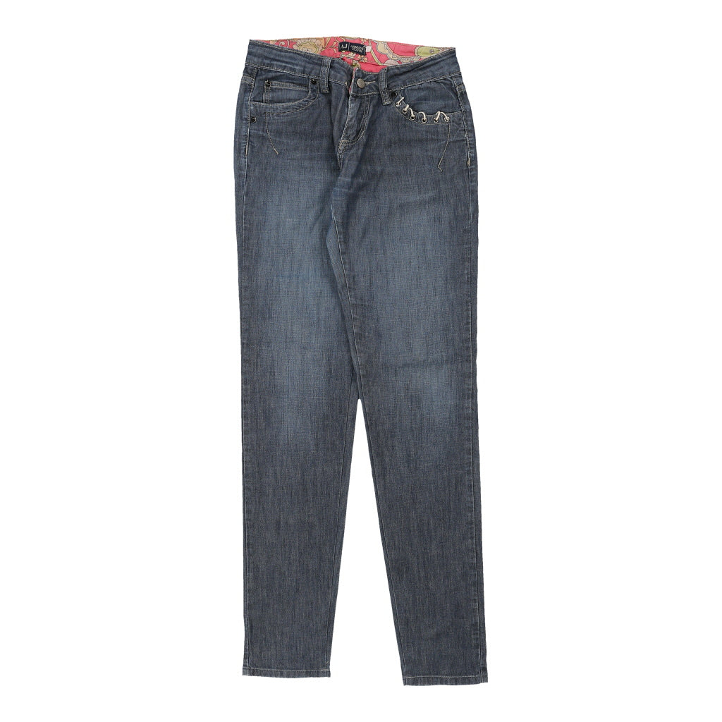 14 Years Armani Jeans Jeans - 27W 33L Blue Cotton | Size: 27"" waist Refurbished - N/A (Preloved Designer is not a specific brand, it refurbished available on Cerqular