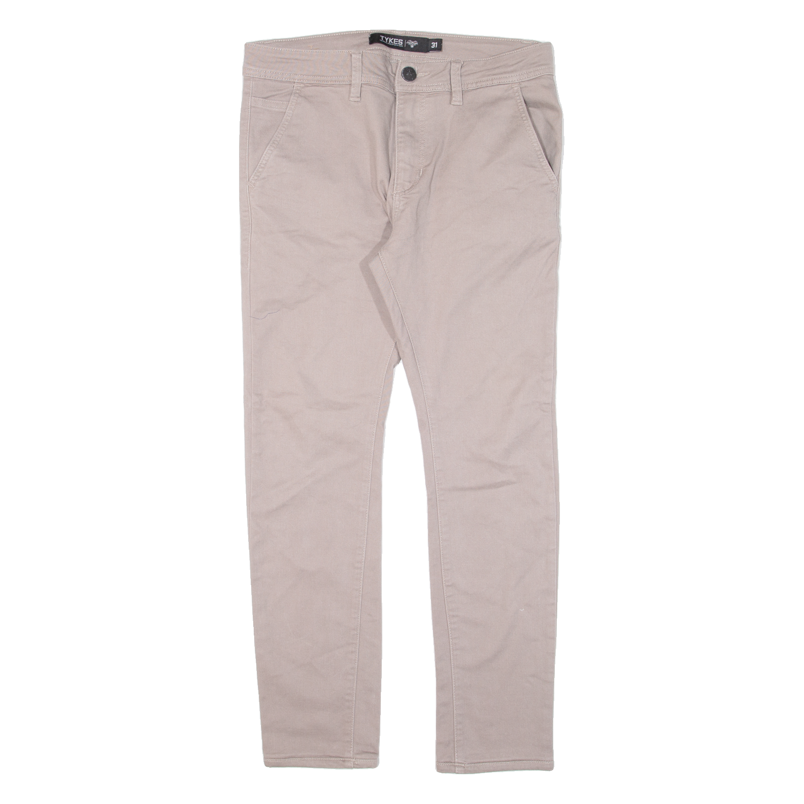Buy TYKES Mens Trousers Beige Slim Skinny W31 L27 Refurbished - $23.39 TYKES Mens Trousers Beige Slim Skinny W31 L27 Refurbished - N/A refurbished available on Cerqular
