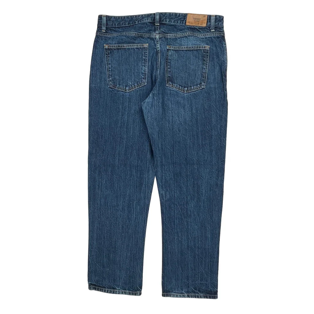 Tommy Hilfiger Jeans - 36W 30L Blue Cotton Refurbished - Thrifted (note: this is a term often used to describe second- refurbished available on Cerqular