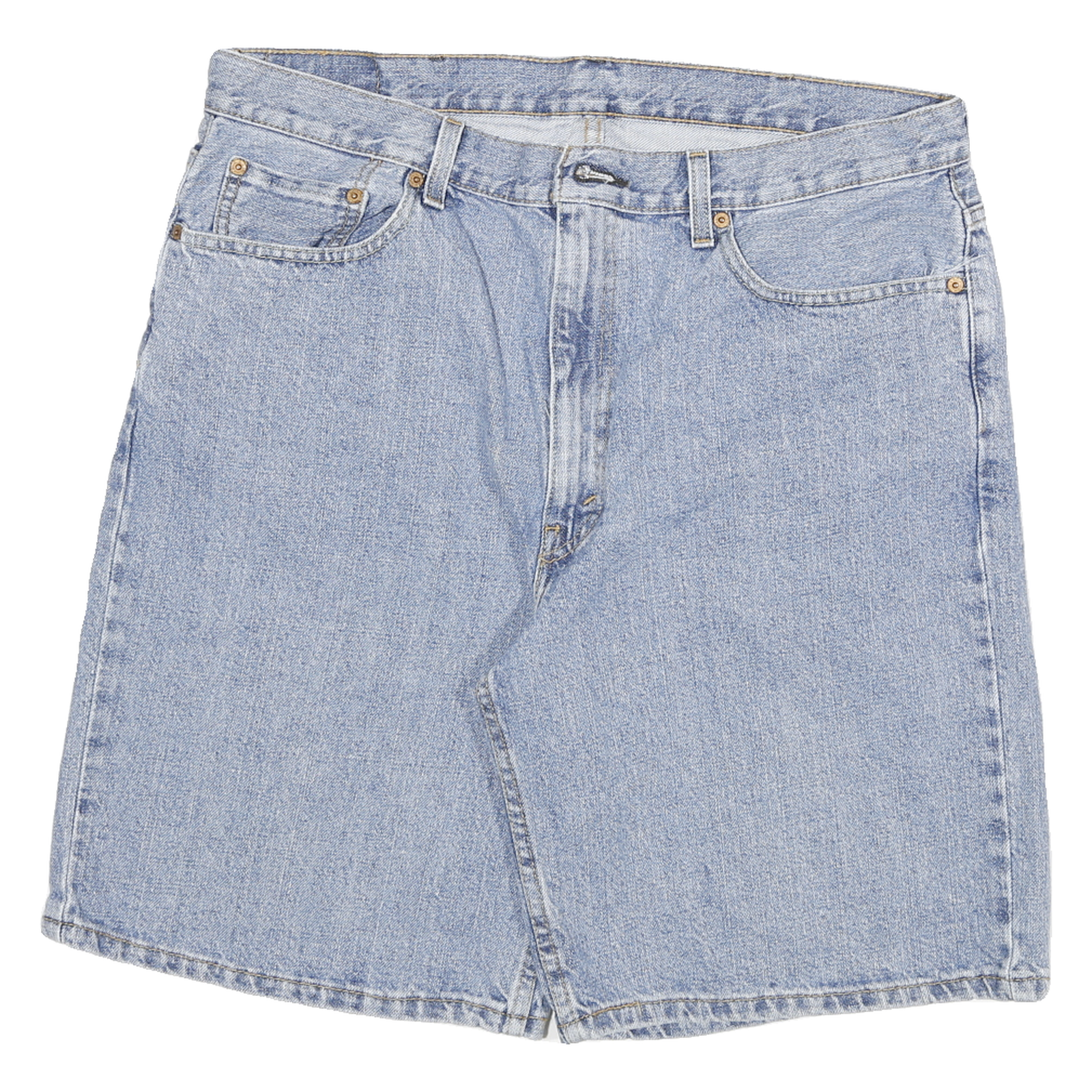 LEVI'S Mens Denim Blue Shorts 2XL W38 Classic Fit Cotton Blend Casual Refurbished - N/A refurbished available on Cerqular