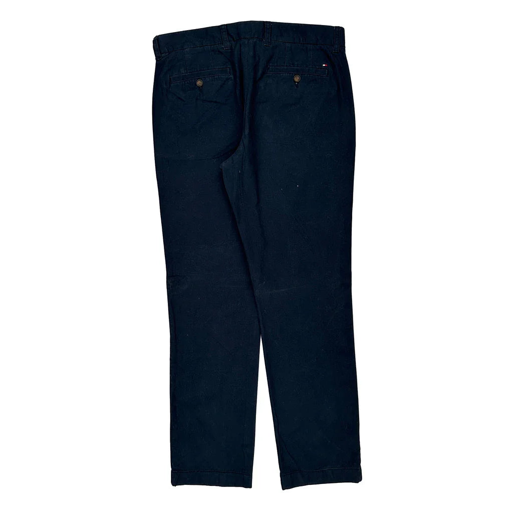 Tommy Hilfiger Trousers - 32W 31L Navy Cotton Refurbished - Thrifted (note: this is a term often used to describe second- refurbished available on Cerqular