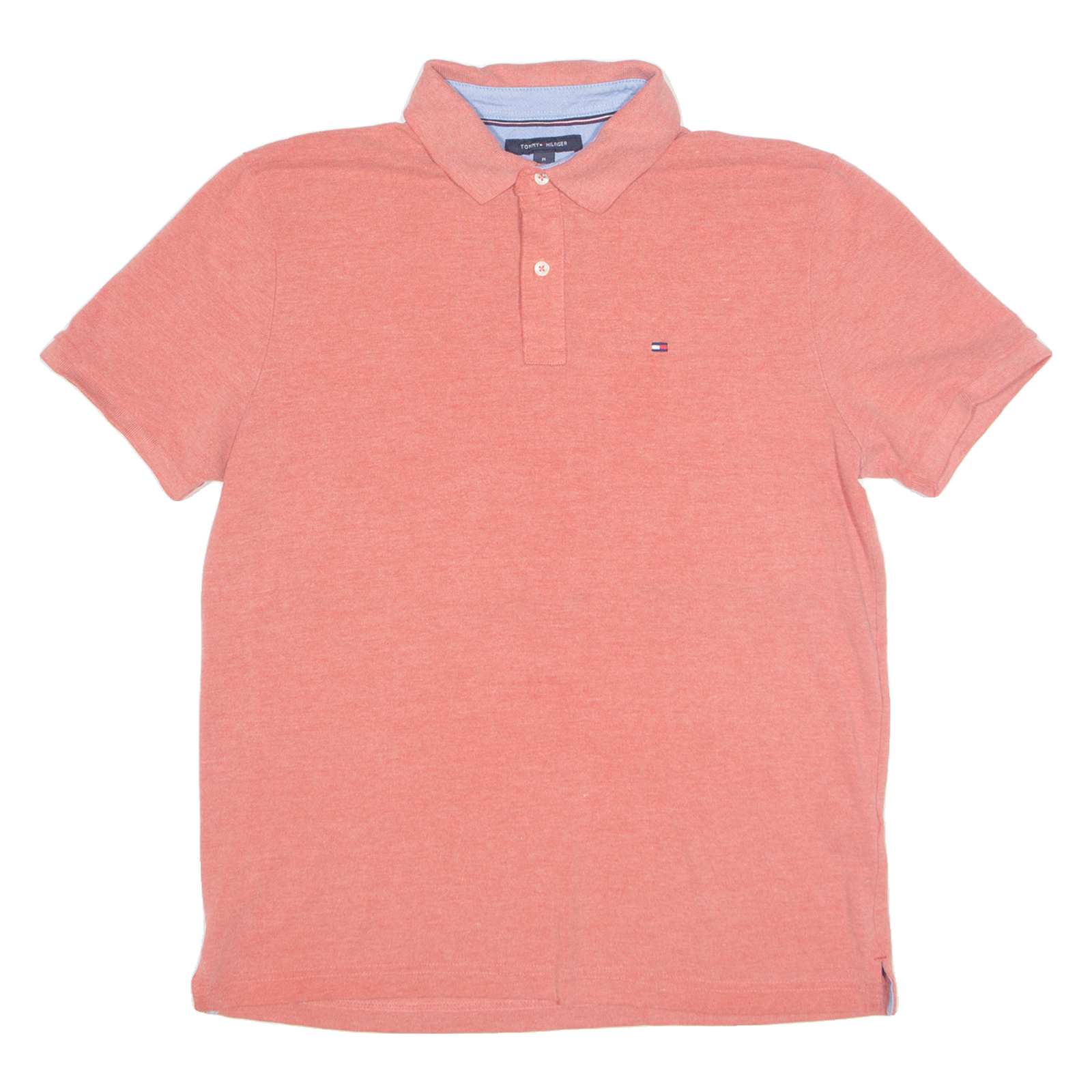 TOMMY HILFIGER Mens Polo Shirt Pink M Refurbished - N/A refurbished available on Cerqular