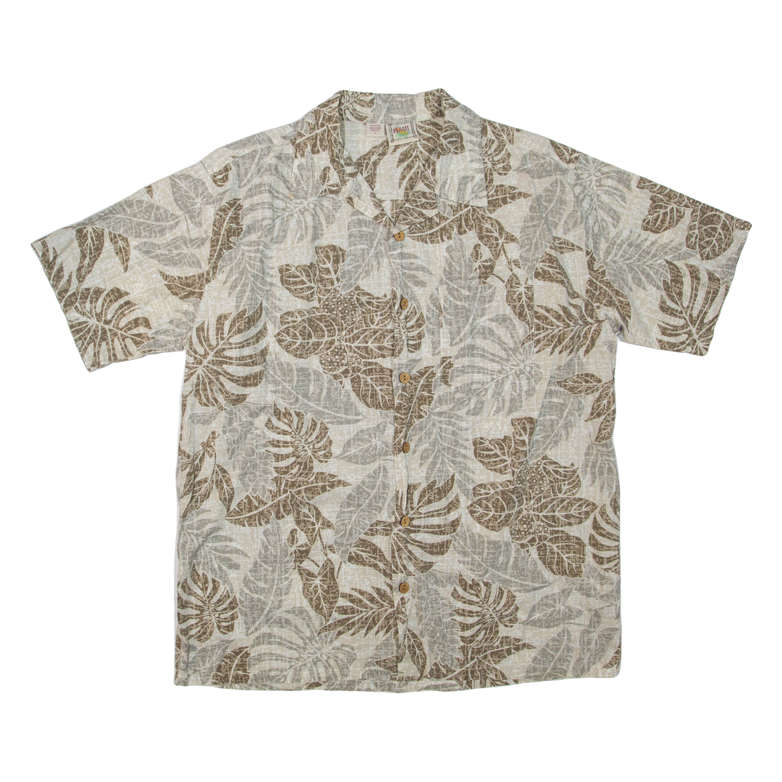 Buy MAUI Mens Hawaiian Shirt Grey Floral L Refurbished - $15.59 MAUI Mens Hawaiian Shirt Grey Floral L Refurbished - N/A refurbished available on Cerqular