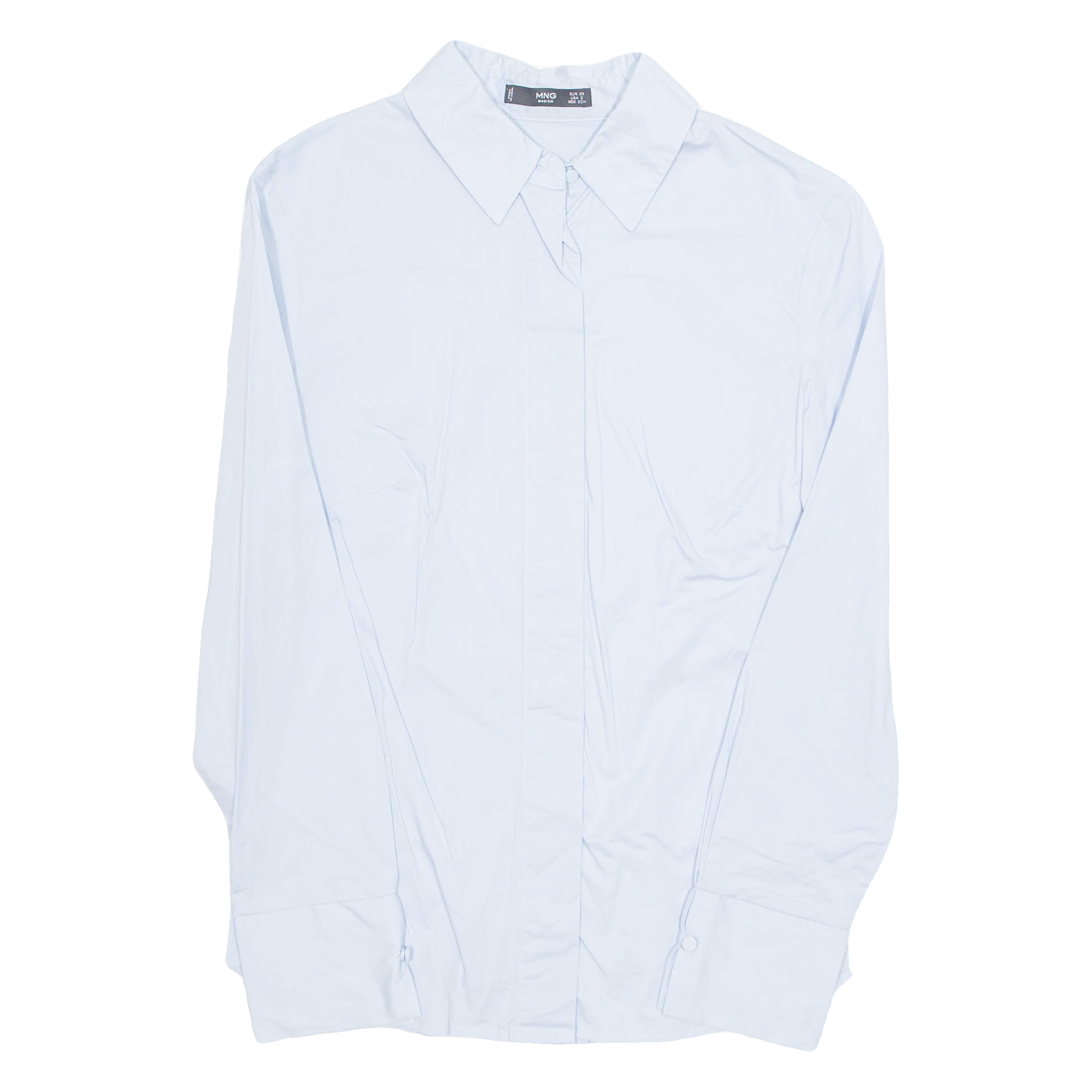 Buy MNG BASICS Womens Shirt Blue Collared Long Sleeve XS Refurbished - $16.89 MNG BASICS Womens Shirt Blue Collared Long Sleeve XS Refurbished - N/A refurbished available on Cerqular