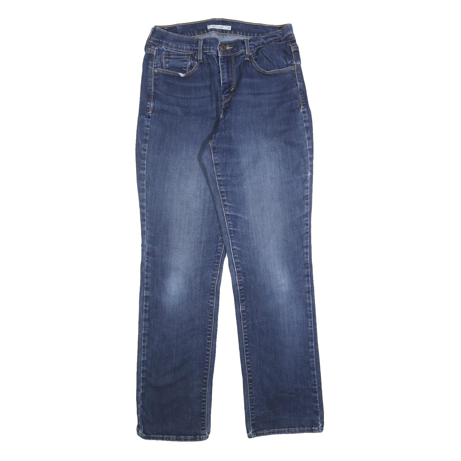 LEVI'S 505 Womens Jeans Blue Regular Straight Denim Medium W30 L32 Classic Fit Refurbished - N/A refurbished available on Cerqular