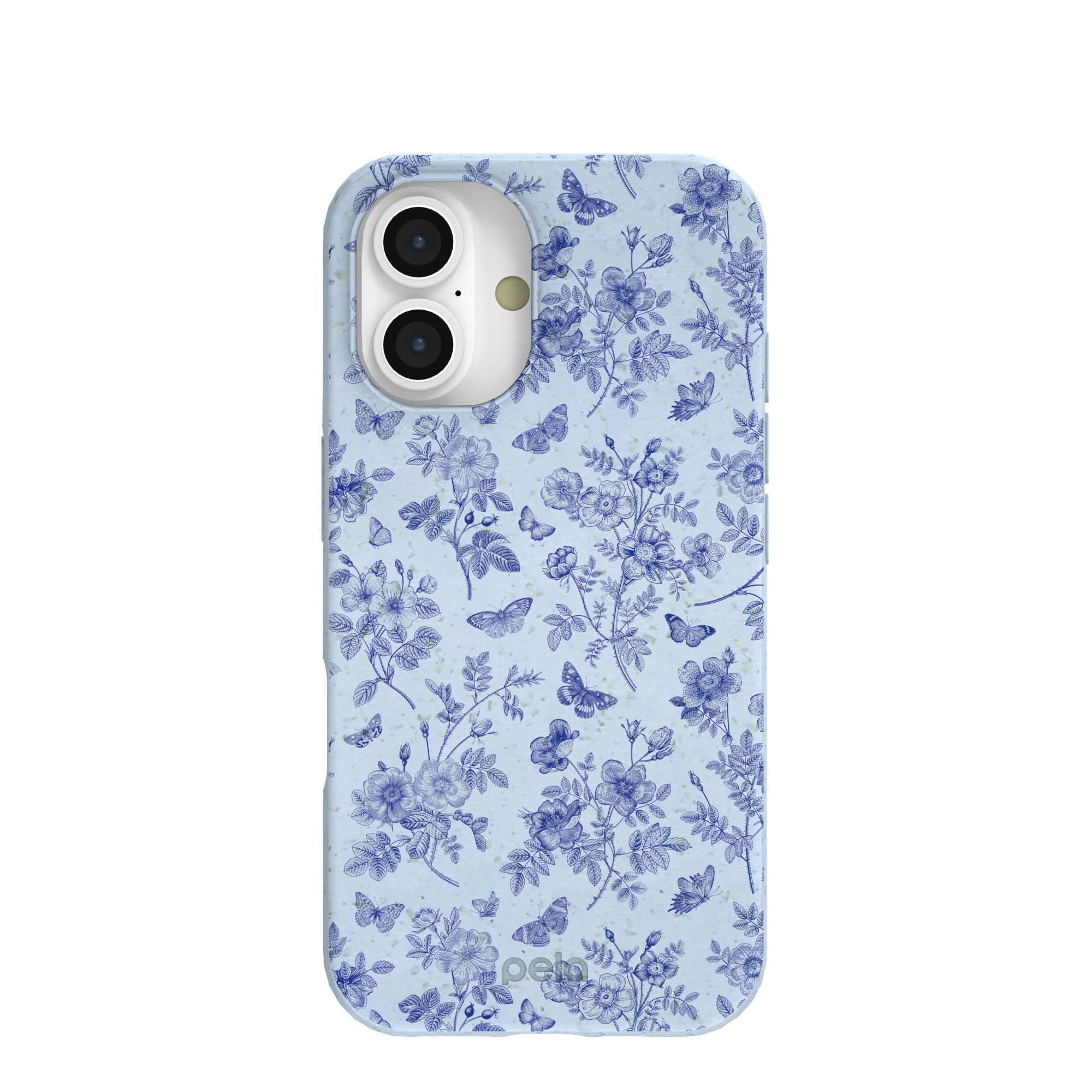 Powder Blue Porcelain iPhone 16 Case Refurbished - Pela Case refurbished available on Cerqular