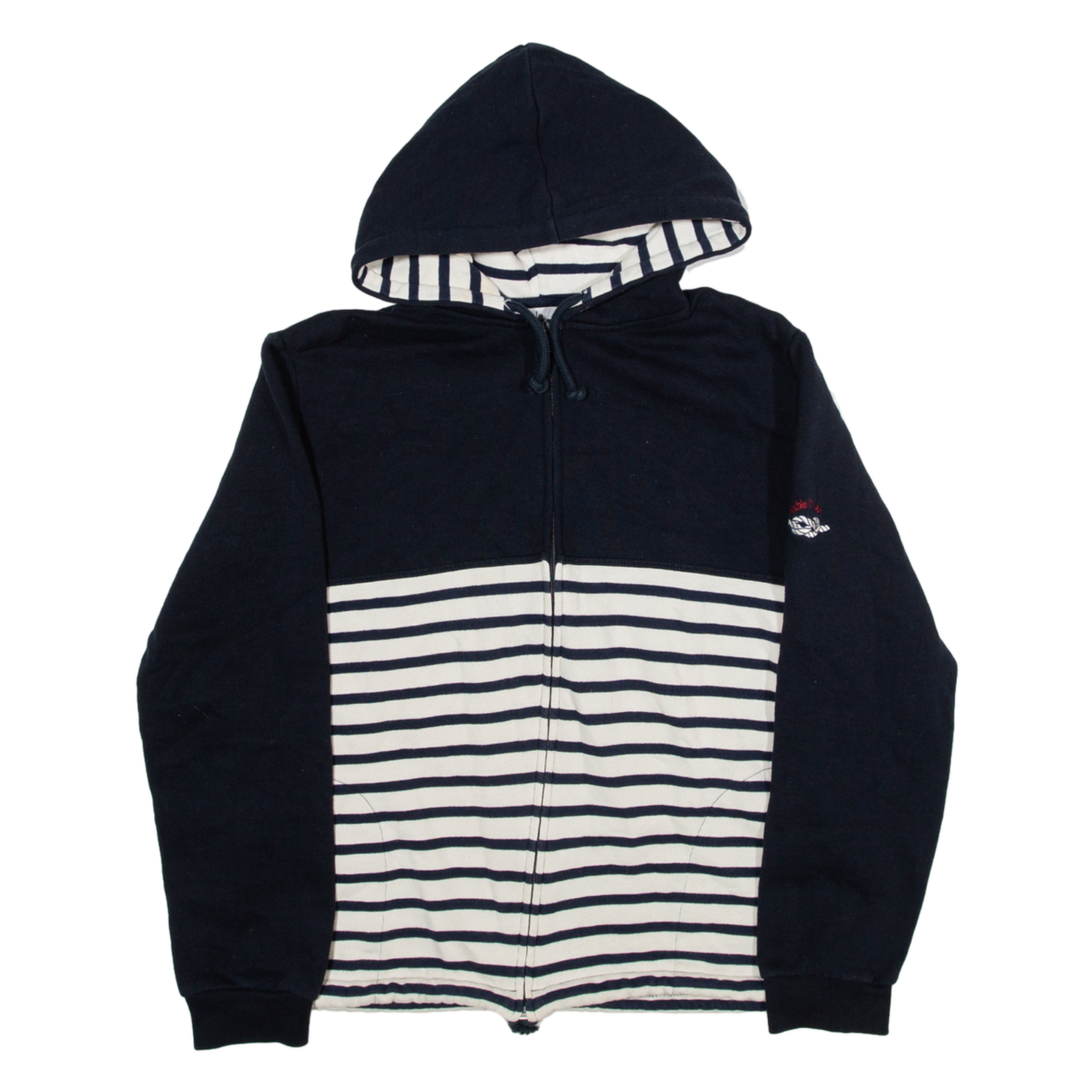 SABLE MER Womens Blue Hoodie Full Zip M Refurbished - N/A refurbished available on Cerqular