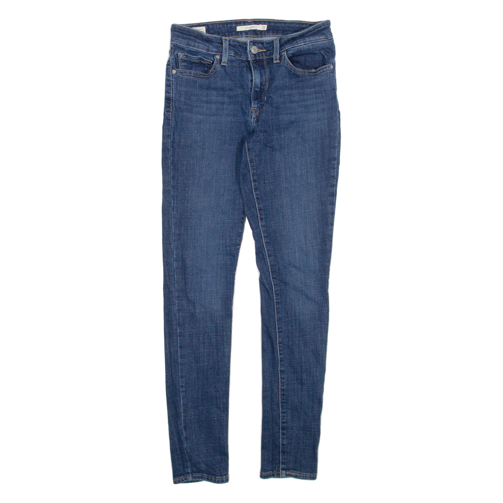 LEVI'S Big E Womens Jeans Blue Regular Skinny W26 L27 Refurbished - N/A refurbished available on Cerqular