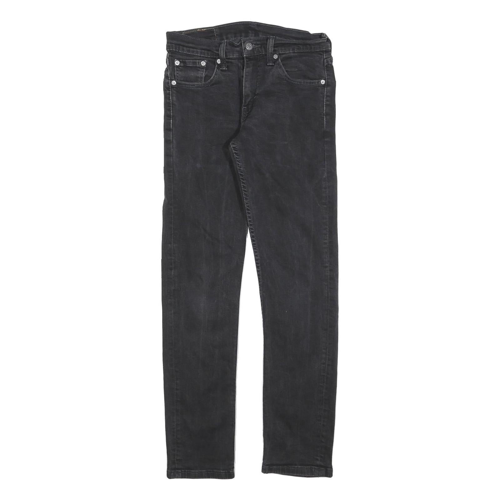 LEVI'S 511 Slim Mens Jeans Black Slim Skinny Denim Medium W30 L32 Zip Pants Refurbished - N/A refurbished available on Cerqular