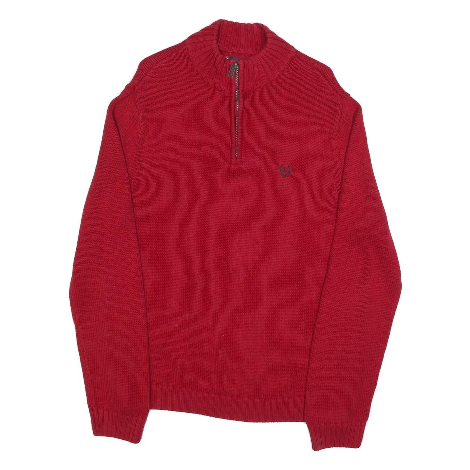 Buy CHAPS Mens Red Plain Pullover Half Zip Jumper Cotton L Casual Classic Knit Refurbished - $41.59 CHAPS Mens Red Plain Pullover Half Zip Jumper Cotton L Casual Classic Knit Refurbished - N/A refurbished available on Cerqular