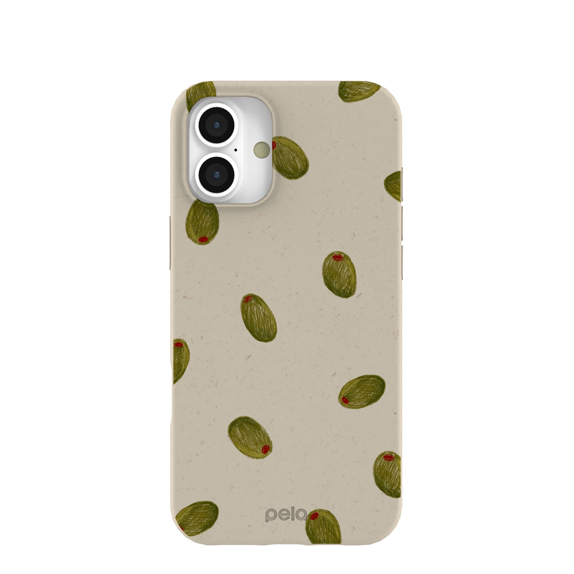 London Fog Olive Party iPhone 16 Plus Case Refurbished - Pela Case refurbished available on Cerqular