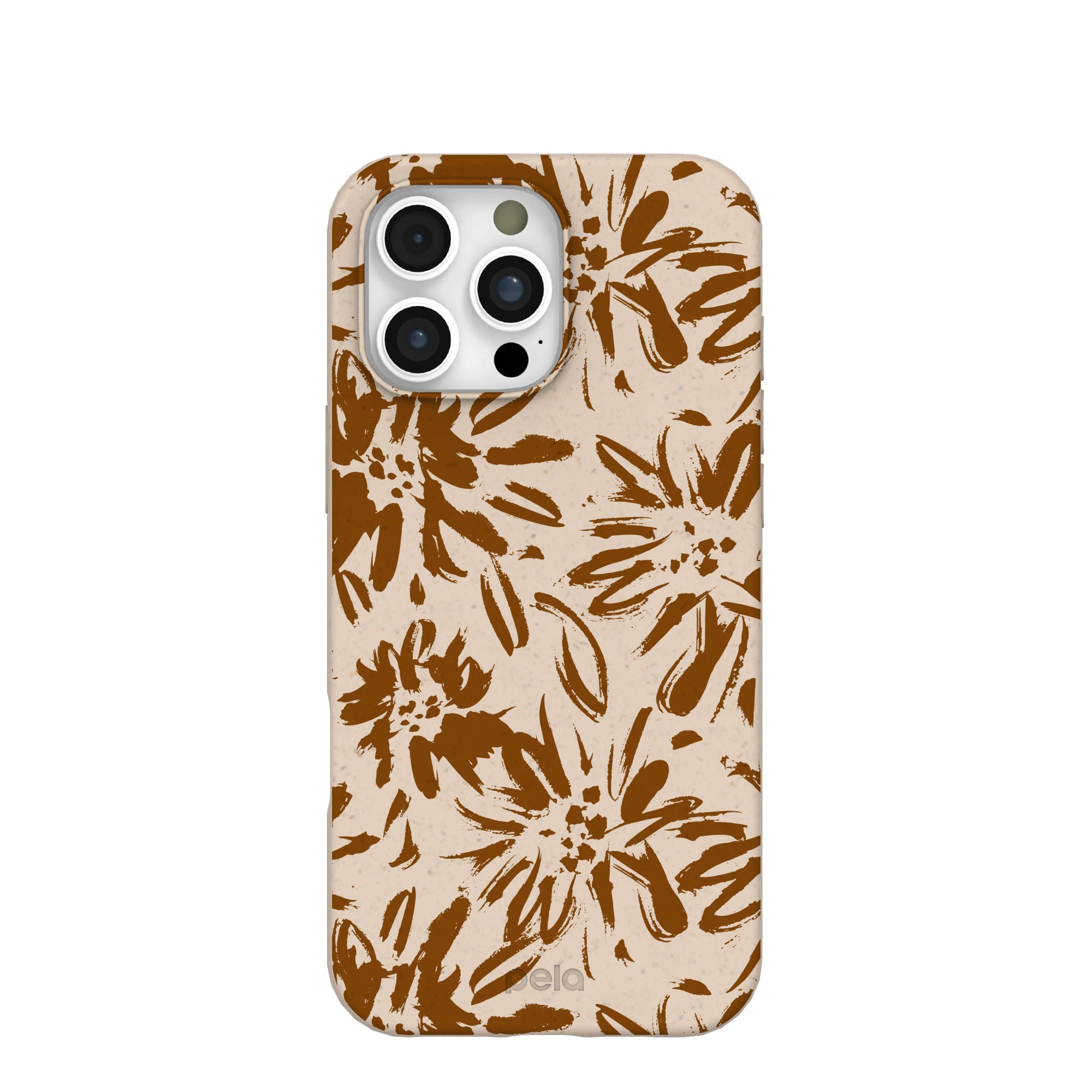 Seashell Petal Burst iPhone 16 Pro Max Case Refurbished - Pela Case refurbished available on Cerqular
