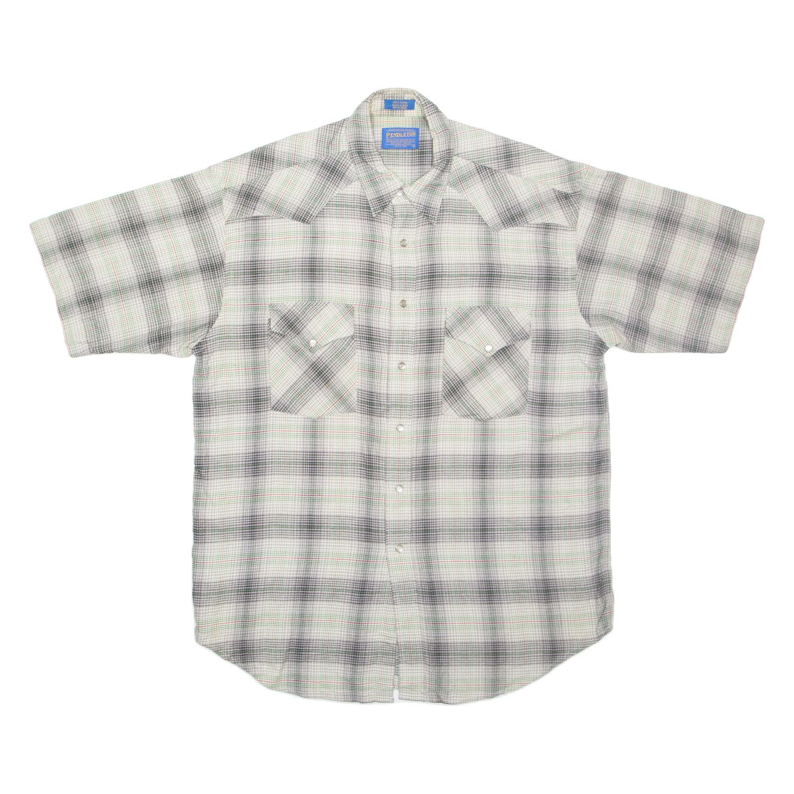 PENDLETON Mens Shirt Green Plaid L Refurbished - N/A refurbished available on Cerqular