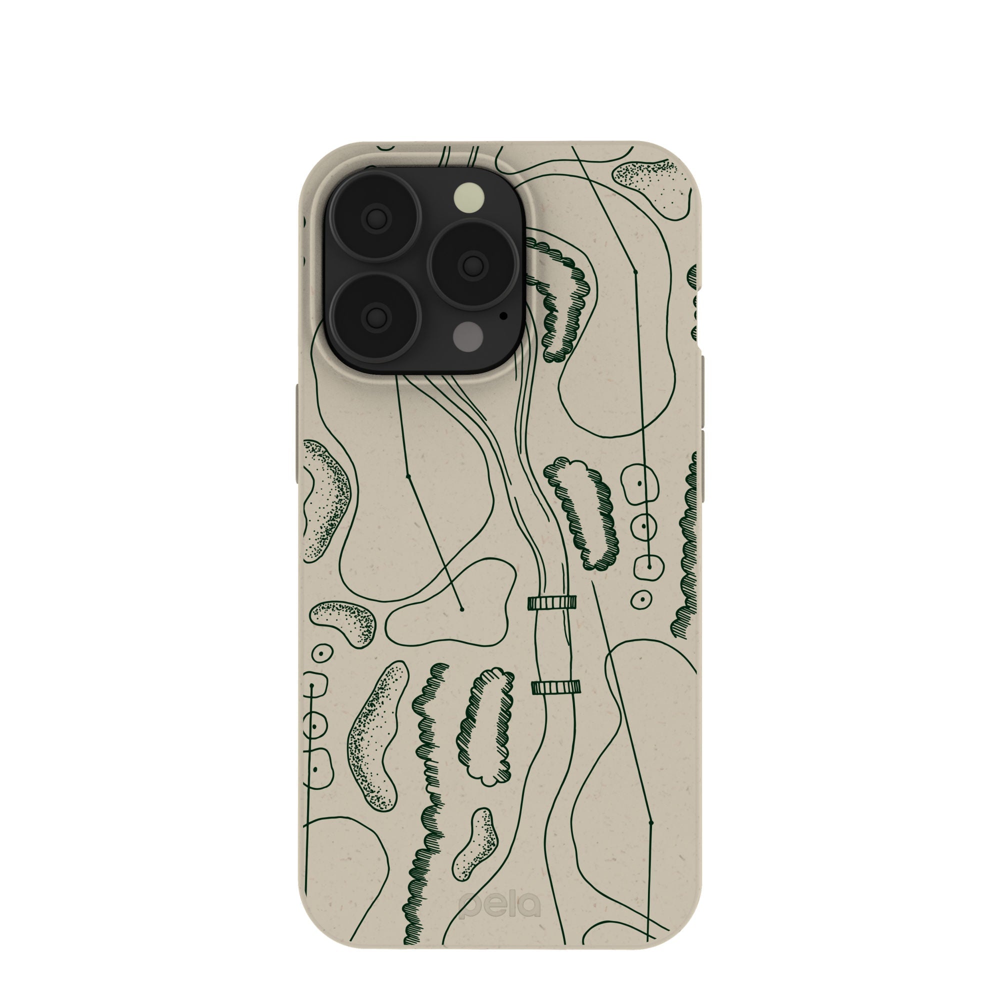 London Fog Golf Course iPhone 13 Pro Case Refurbished - Pela Case refurbished available on Cerqular