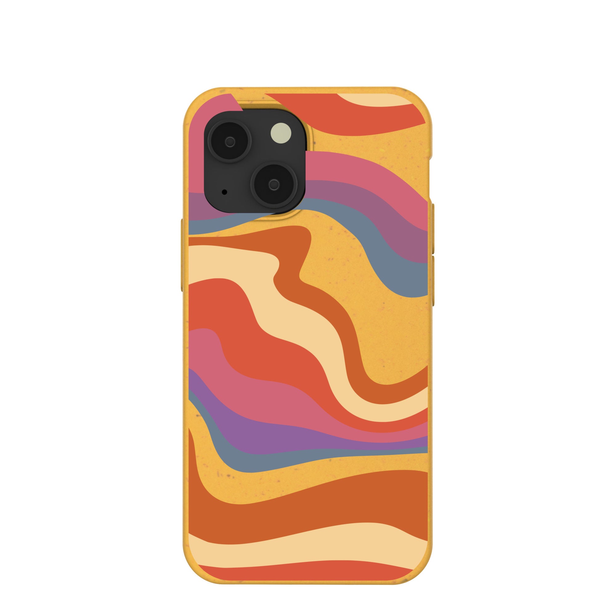 Honey Liquid Sunset iPhone 13 Mini Case Refurbished - Pela Case refurbished available on Cerqular