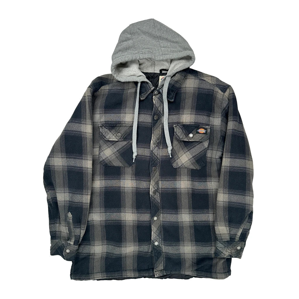 Buy Dickies Checked Jacket - Large Black Cotton Refurbished - $52.25 Dickies Checked Jacket - Large Black Cotton Refurbished - Thrifted (note: this is a term often used to describe second- refurbished available on Cerqular