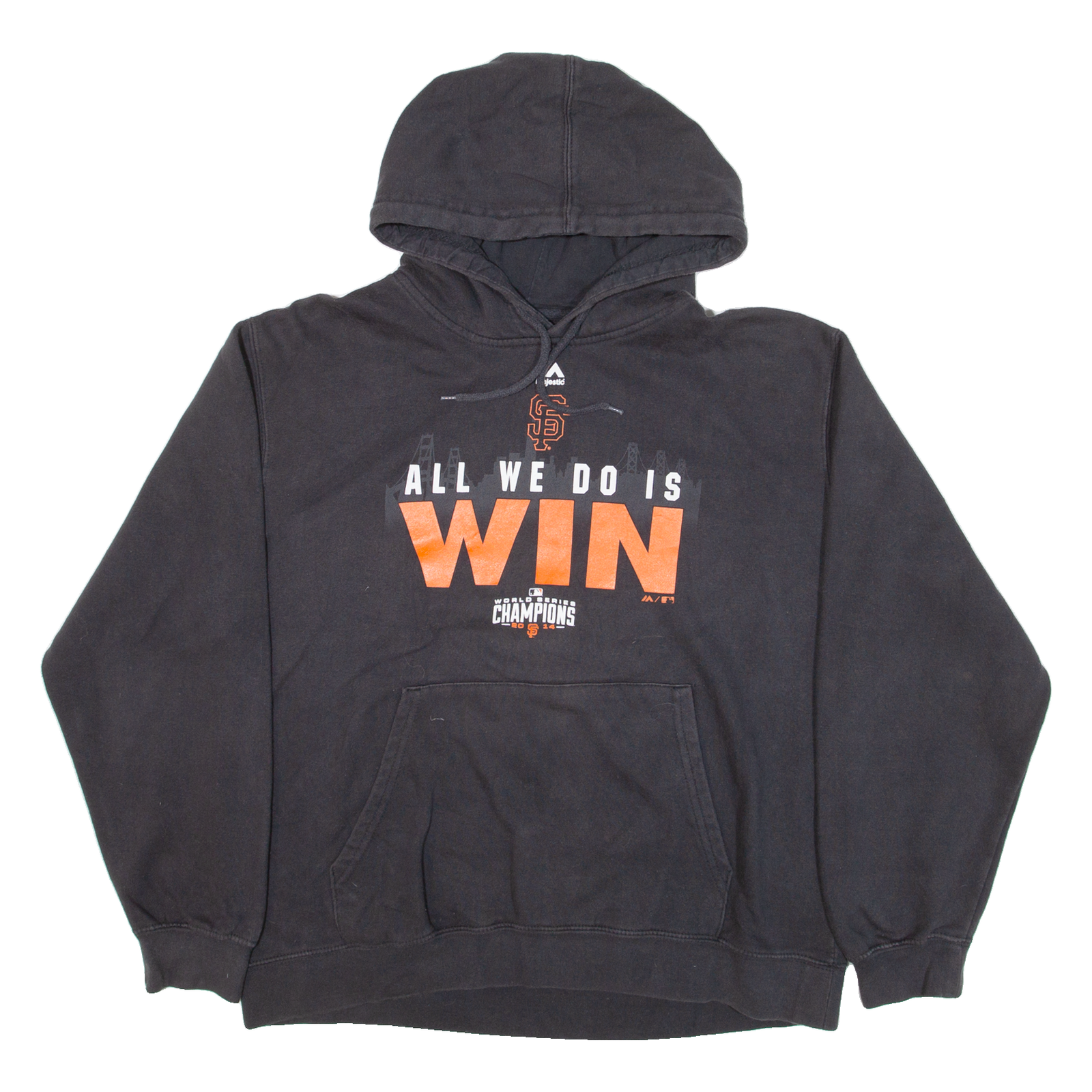 MAJESTIC Mens Black Hoodie USA L Refurbished - N/A refurbished available on Cerqular