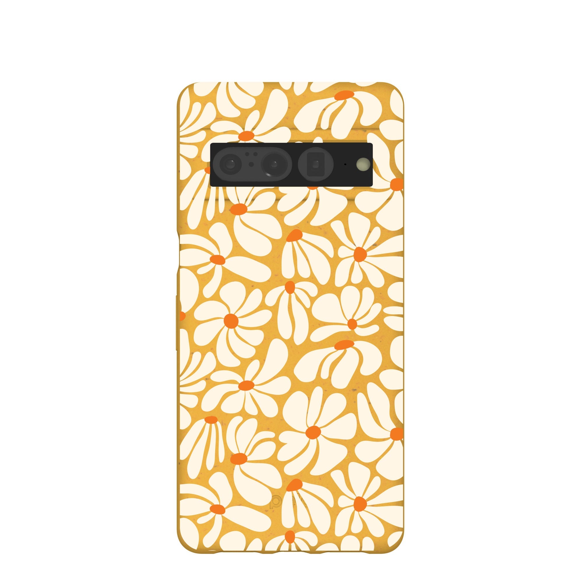 Honey Funky Petals Google Pixel 7 Pro Case Refurbished - Pela Case refurbished available on Cerqular