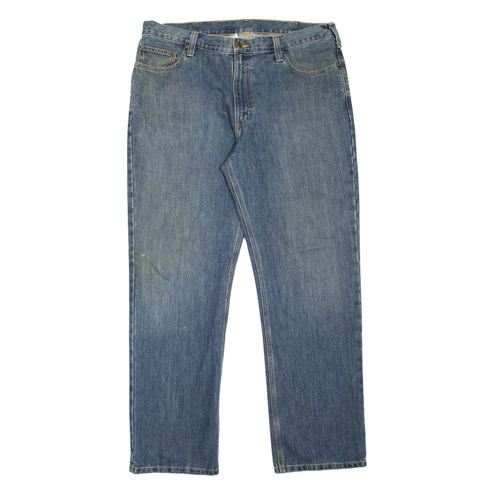 CARHARTT Workwear Mens Jeans Blue Relaxed Straight Stone Wash W38 L32 Refurbished - N/A refurbished available on Cerqular