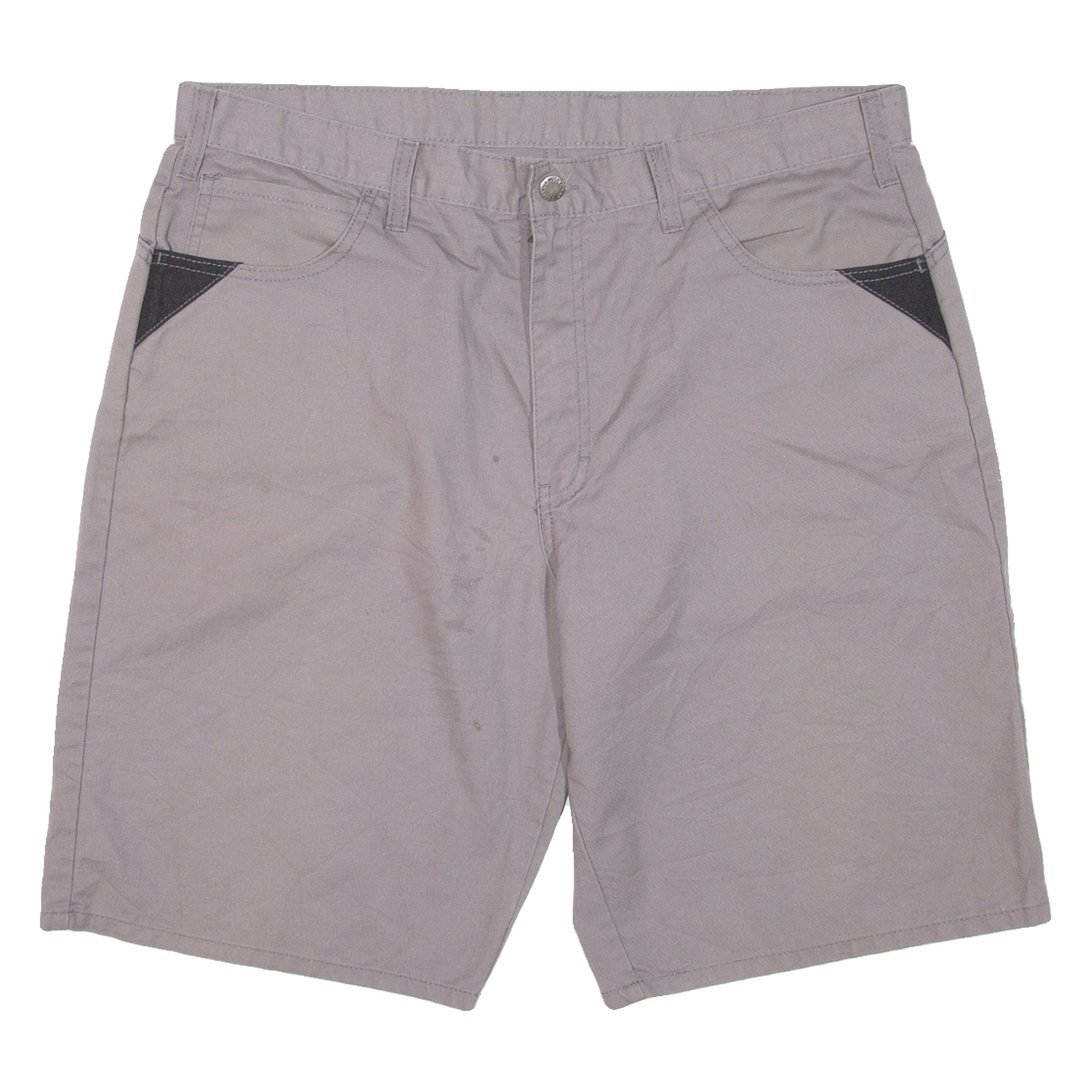 DICKIES Mens Workwear Shorts Grey XL W38 Refurbished - N/A refurbished available on Cerqular