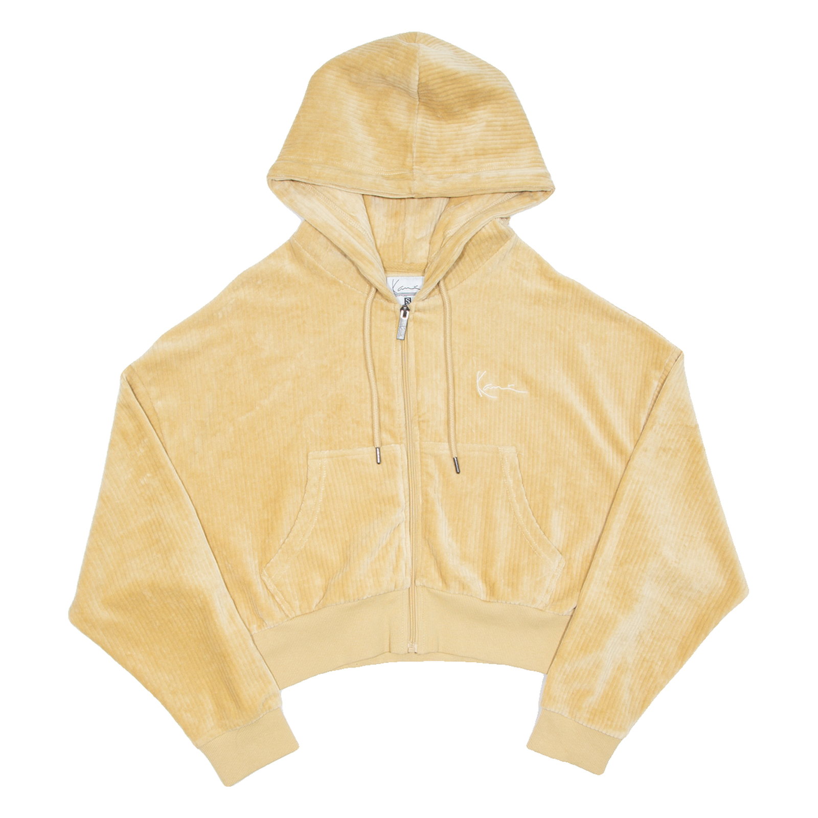 Buy KARL KANI Cropped Womens Beige Hoodie Full Zip S Refurbished - $58.49 KARL KANI Cropped Womens Beige Hoodie Full Zip S Refurbished - N/A refurbished available on Cerqular