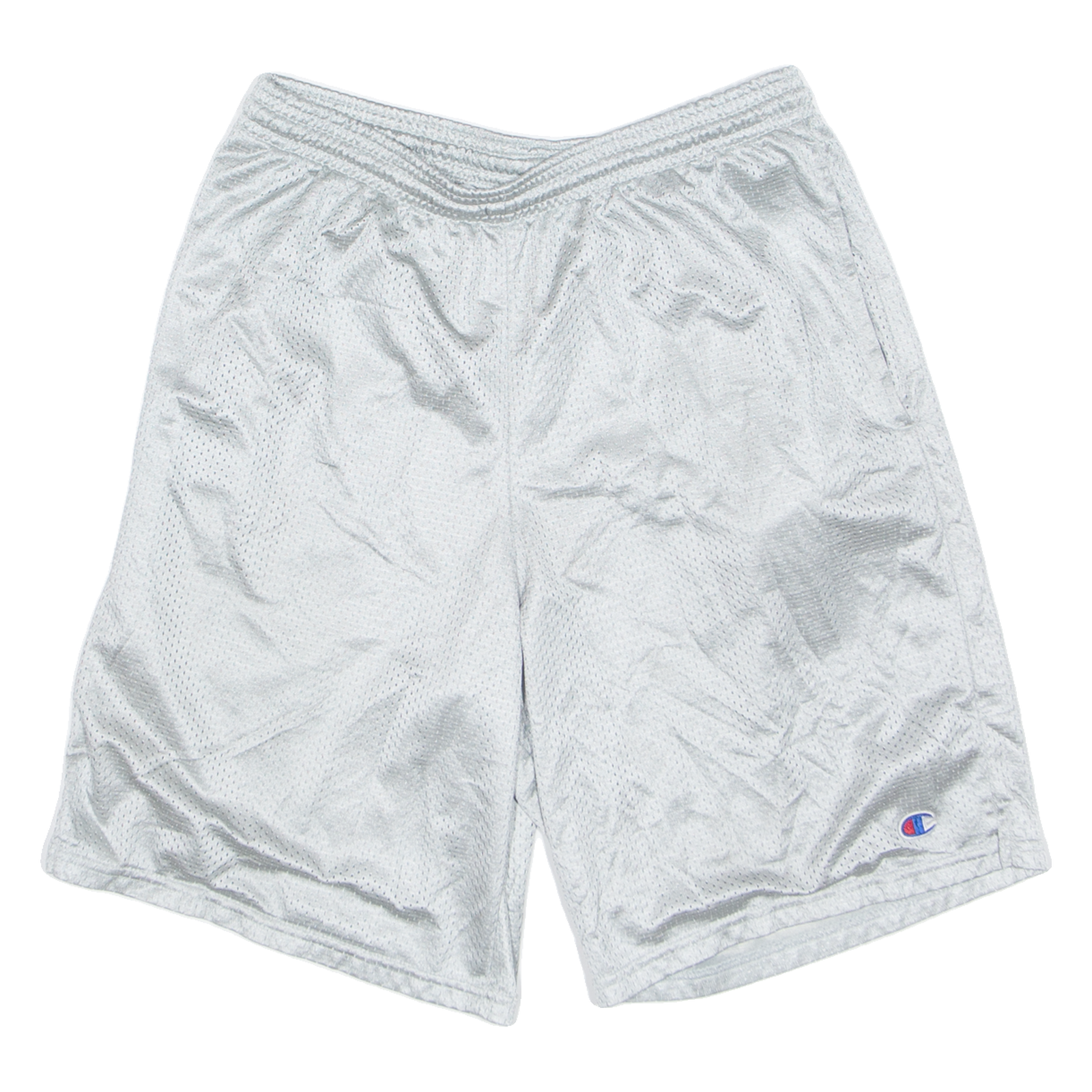 CHAMPION Mens Sports Shorts Silver Relaxed S W26 Refurbished - N/A refurbished available on Cerqular